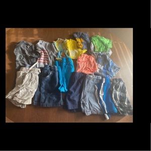 2t boys shorts and short sleeve shirts bundle